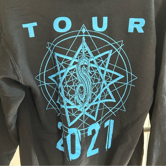 Slipknot 2021 tour hoodie with blue graphic - Picture 7 of 8